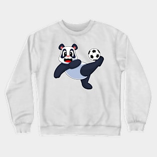 Panda Soccer player Soccer Sports Crewneck Sweatshirt